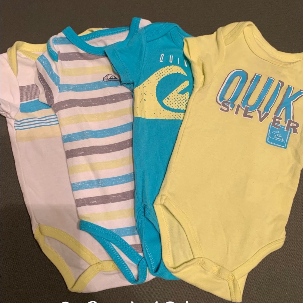 Quicksilver Onesies size 0-3 mths
